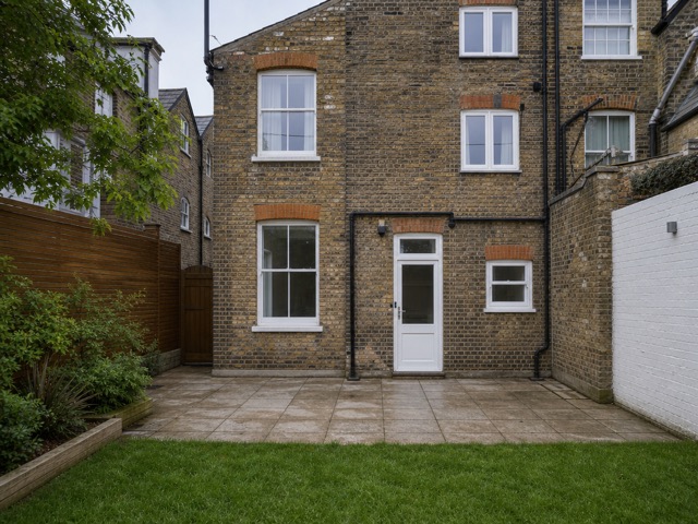 Concept image of the rear of the house before extension