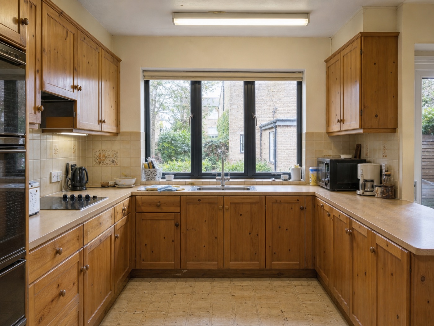 Example of a dated kitchen before renovation