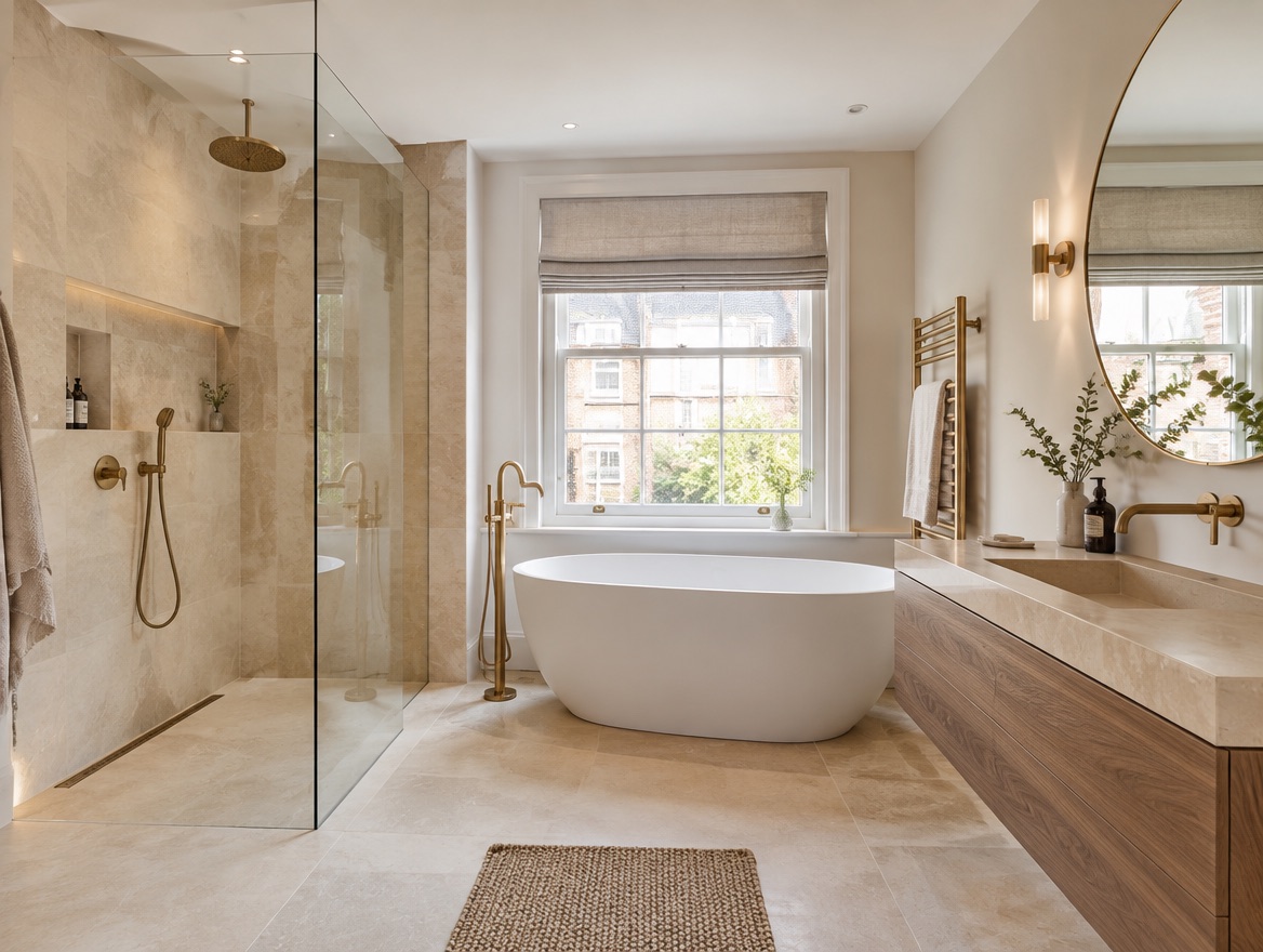 Finished bathroom